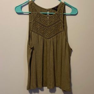Aeropostale Olive Green Tank Top